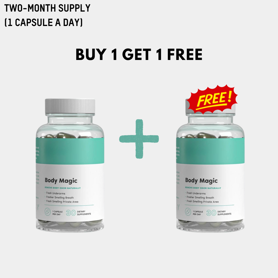 Píldora de clorofila Body Magic: para el mal olor corporal