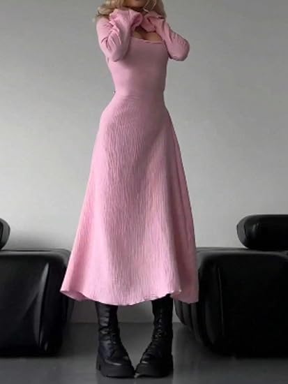 Elegant Tie Waist Maxi Dress