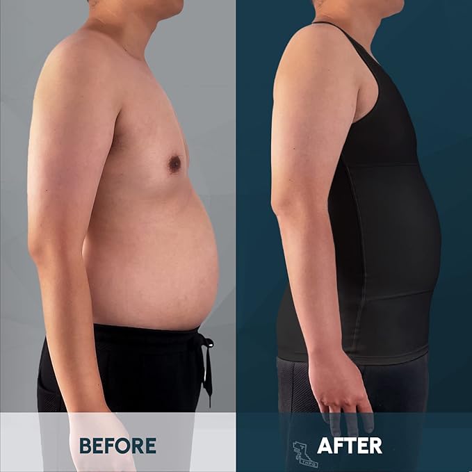 Men's body shaping vest