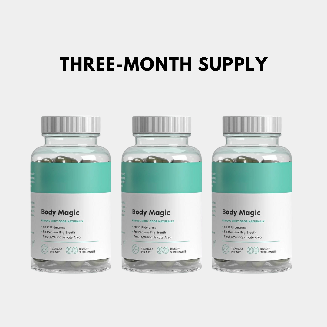 Píldora de clorofila Body Magic: para el mal olor corporal