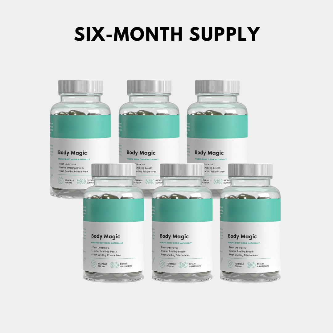 Píldora de clorofila Body Magic: para el mal olor corporal