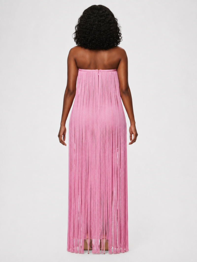 Blush Tassel Maxi