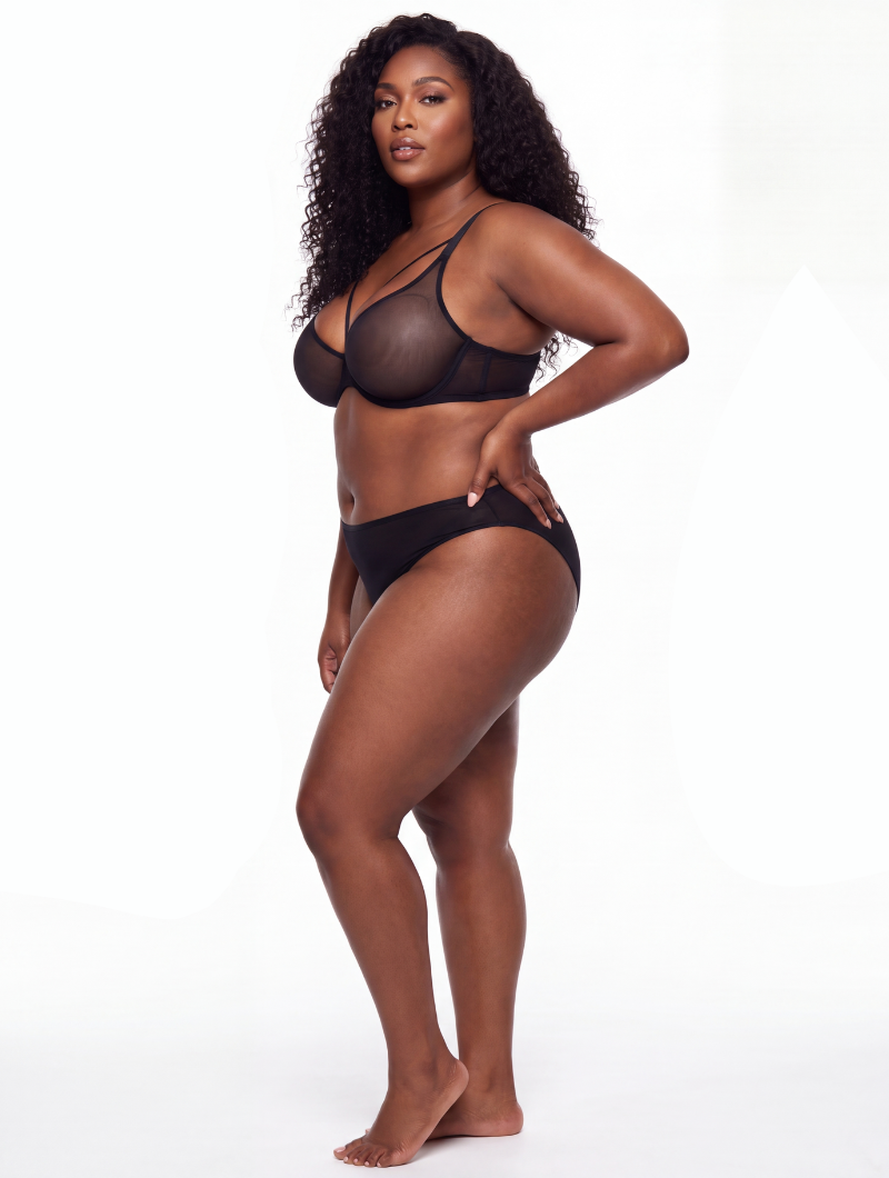 Mesh V-Strap Bra