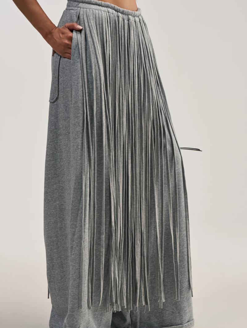 Hourglass Fringe Sweat Set
