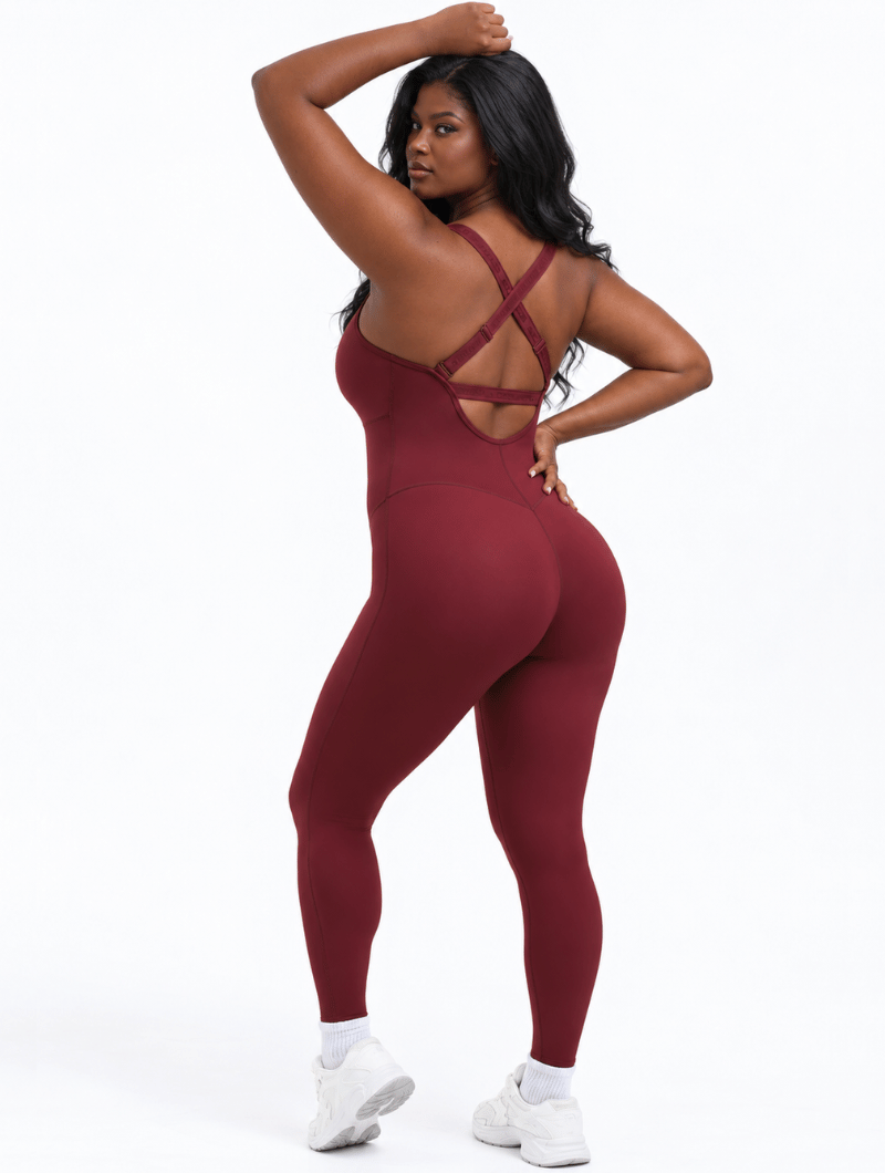 Cross Back Sculpt Jumpsuit