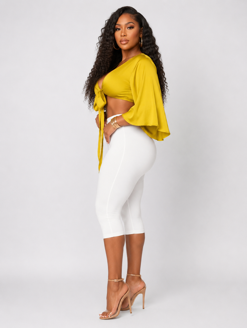 Bell Sleeve Capri Set