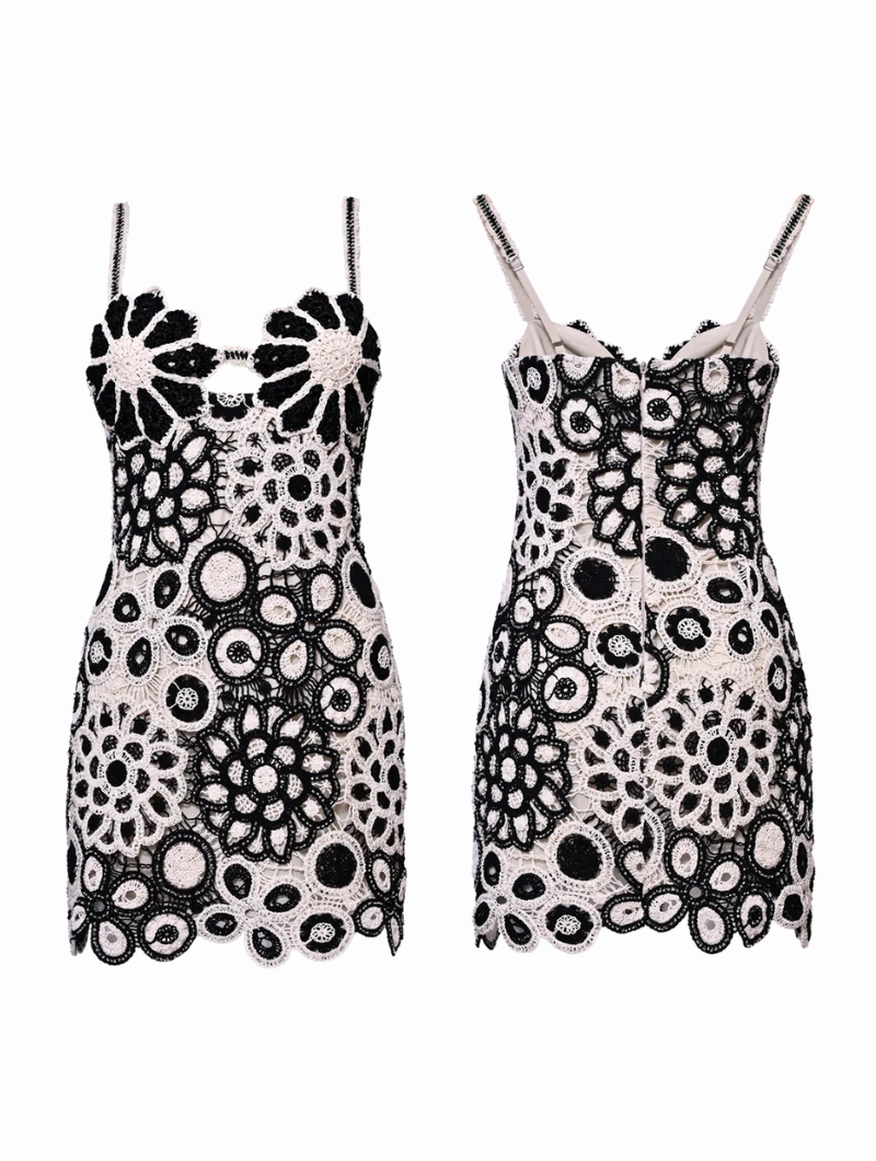 Retro Daisy Lace Dress