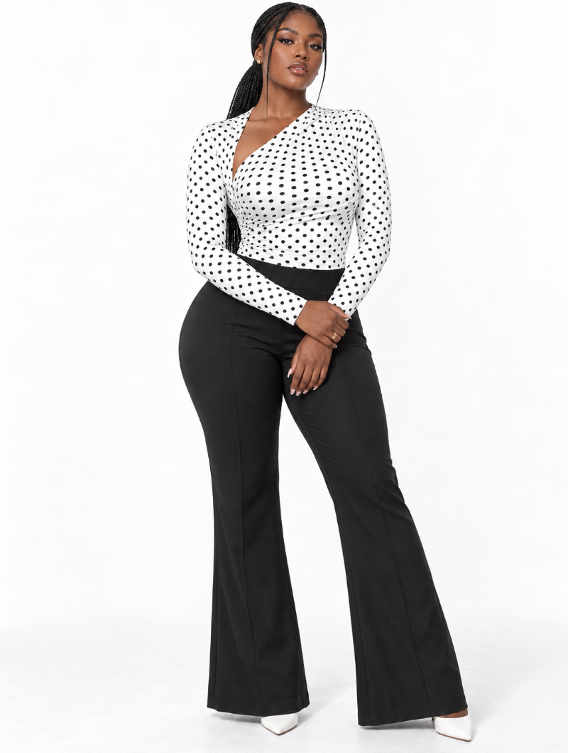 Retro Slash Dot Top
