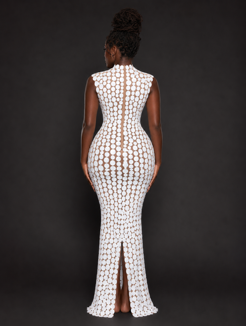 White Circle Maxi