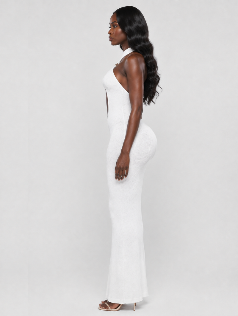 Seashell Ring Halter Maxi