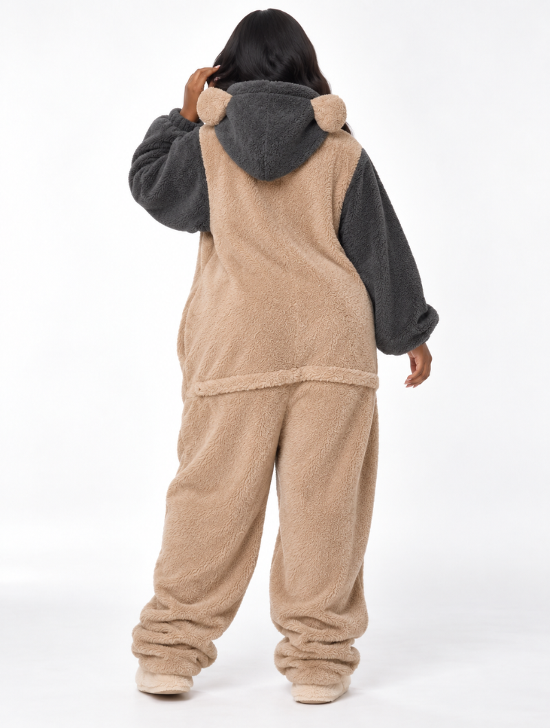 Sleepy Bear Zip Suit