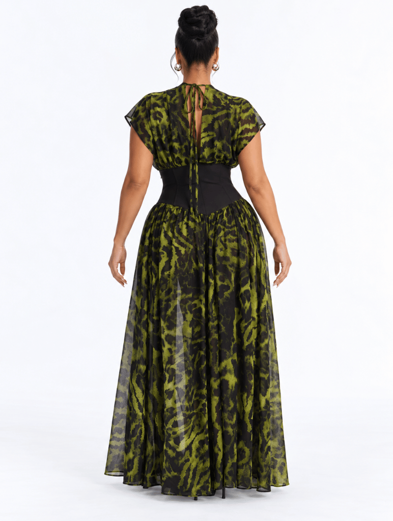 Untamed Elegance Maxi Gown