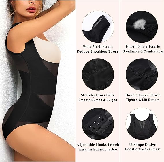 Doppelt kontrollierender Shapewear-Body