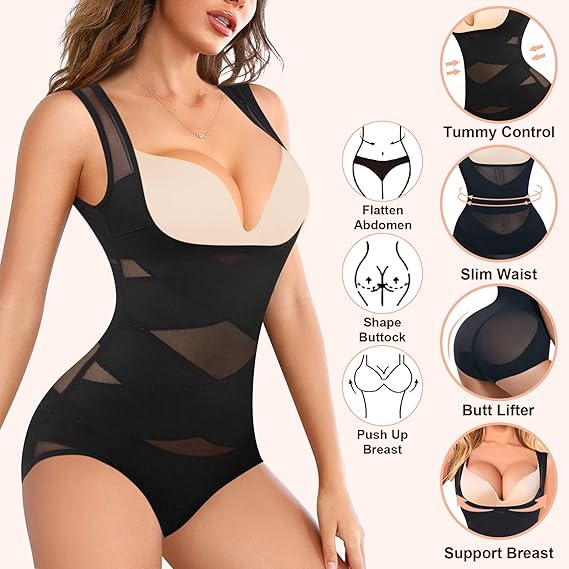Doppelt kontrollierender Shapewear-Body
