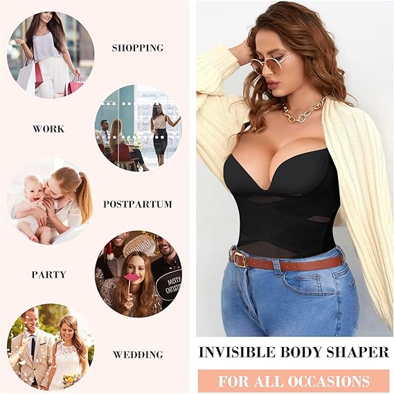 Doppelt kontrollierender Shapewear-Body