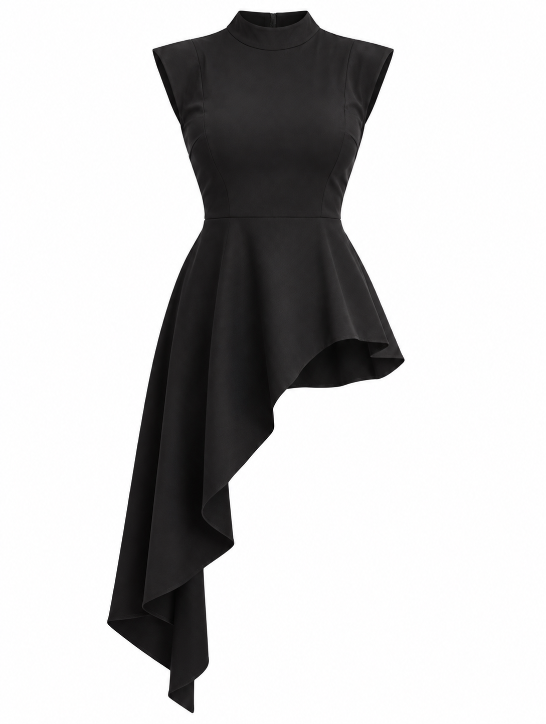 Asymmetric Pleated Pant Set