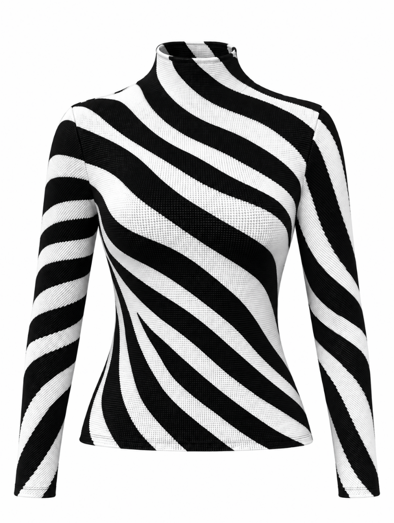 Zebra Ruched Two-Piece