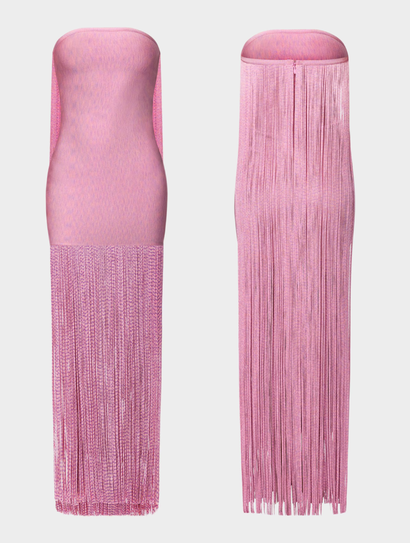 Blush Tassel Maxi