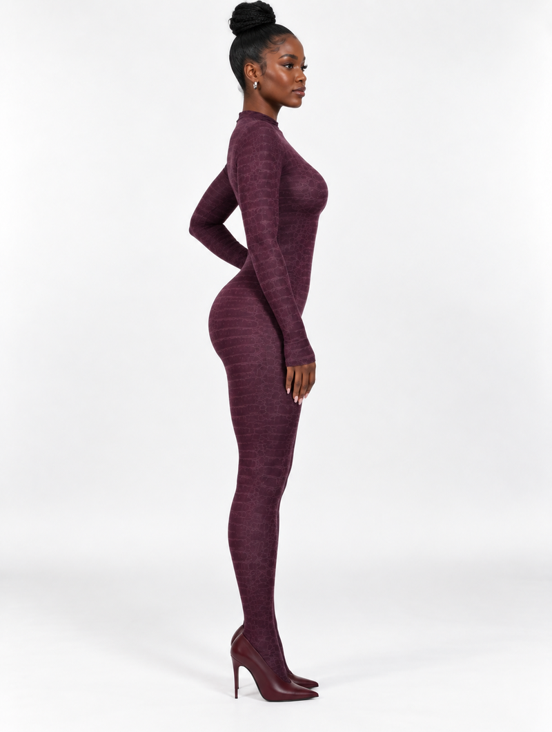 Cobra Contour Footed Jumpsuit