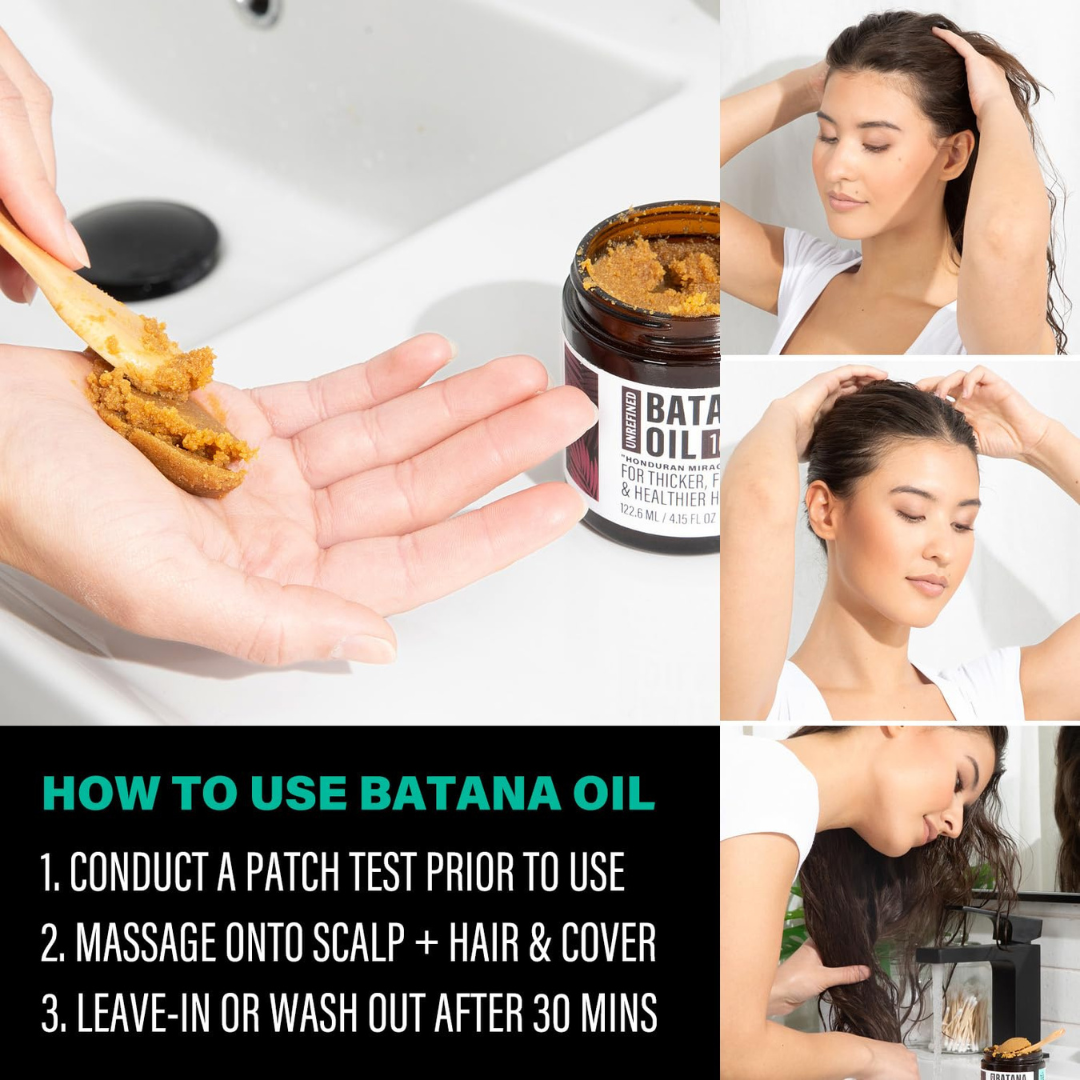 Aceite para el crecimiento del cabello Batana