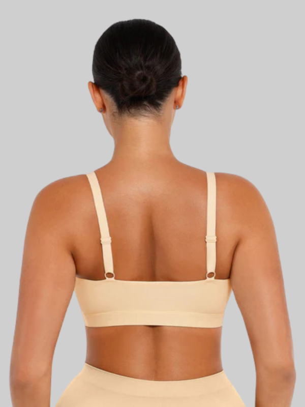 Wireless Invisible Square Neck Bra