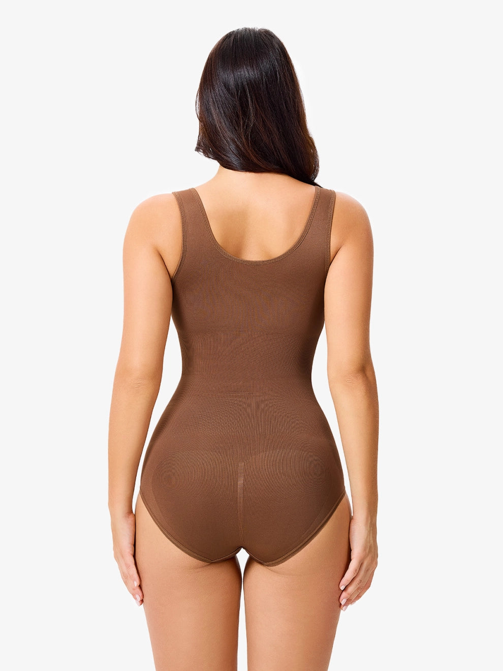Women Seamless Round Neck Tummy Control Bodysuit