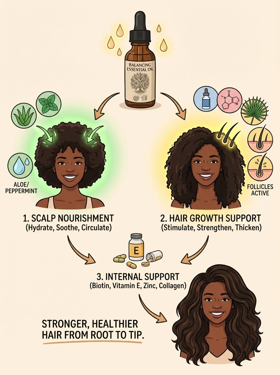 Balancing Essential Oil-(Hair)