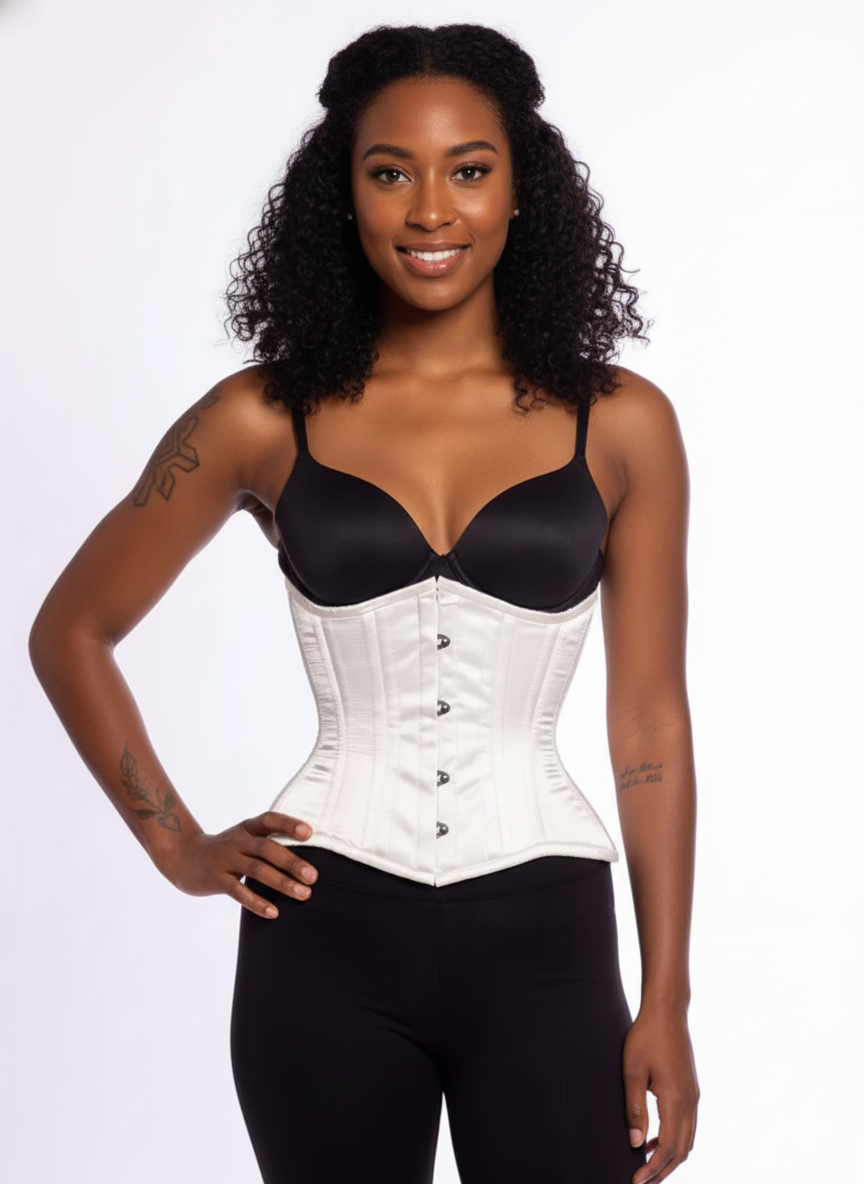Satin Hourglass Underbust Corset