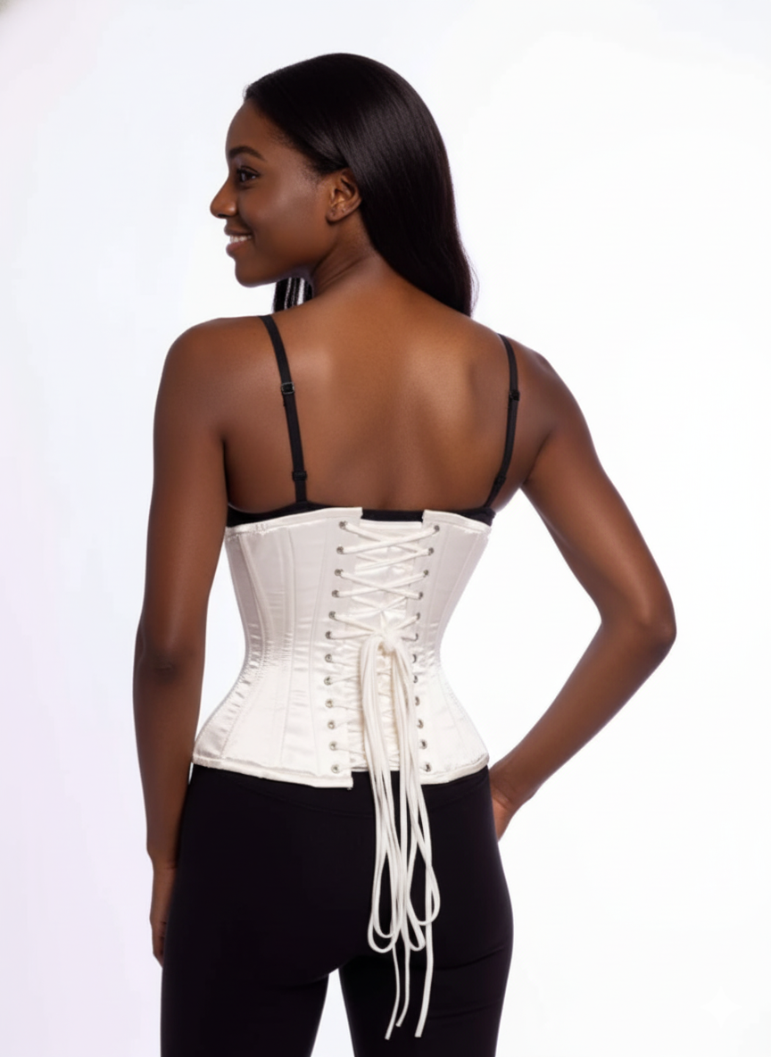 Satin Hourglass Underbust Corset