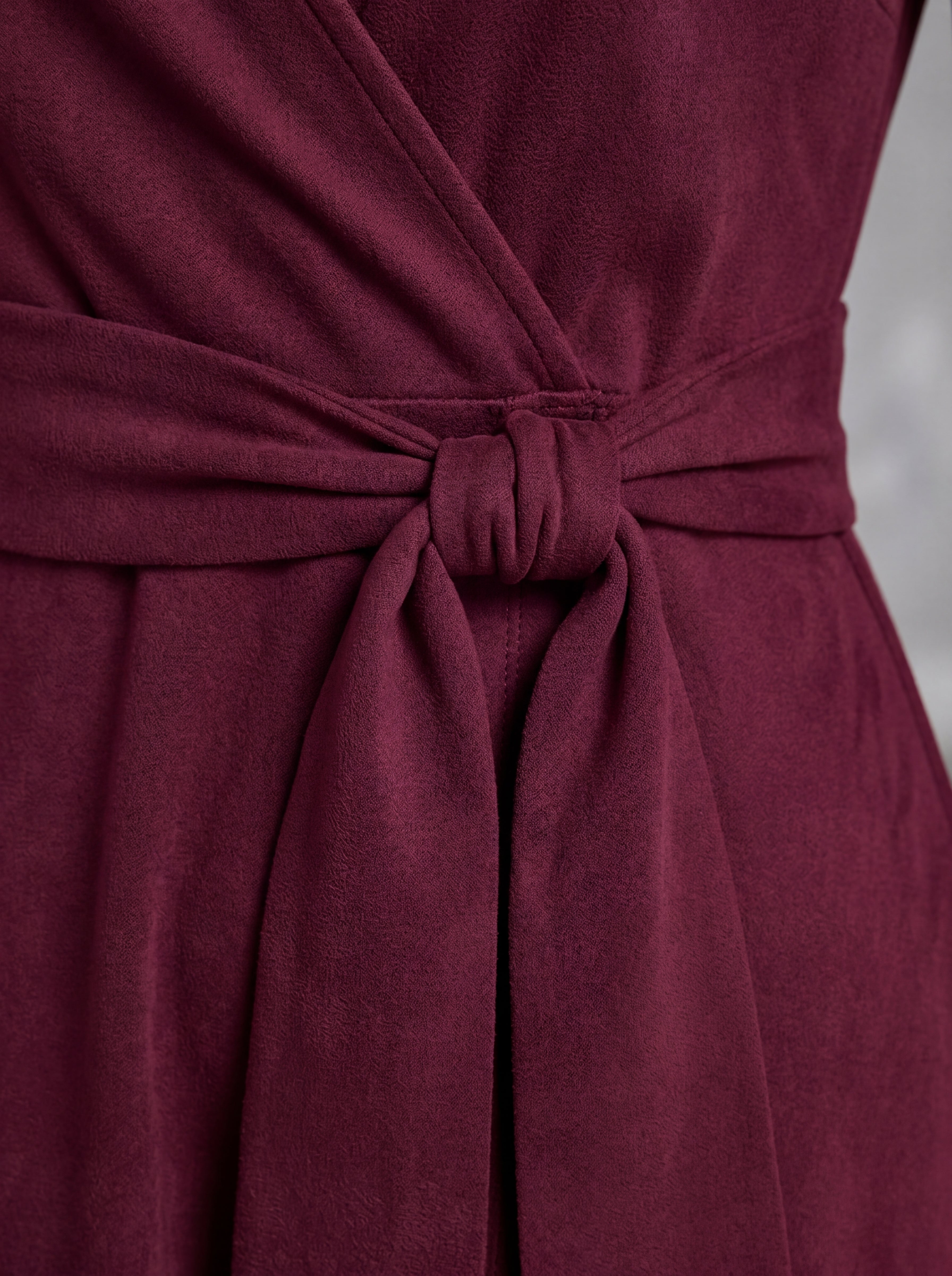 Wine Wrap Dress
