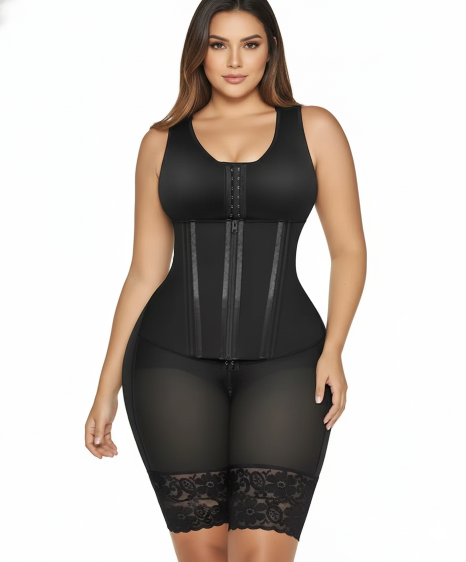 Double Compression Breathable Body Shaper