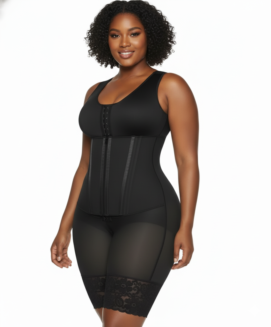 Double Compression Breathable Body Shaper