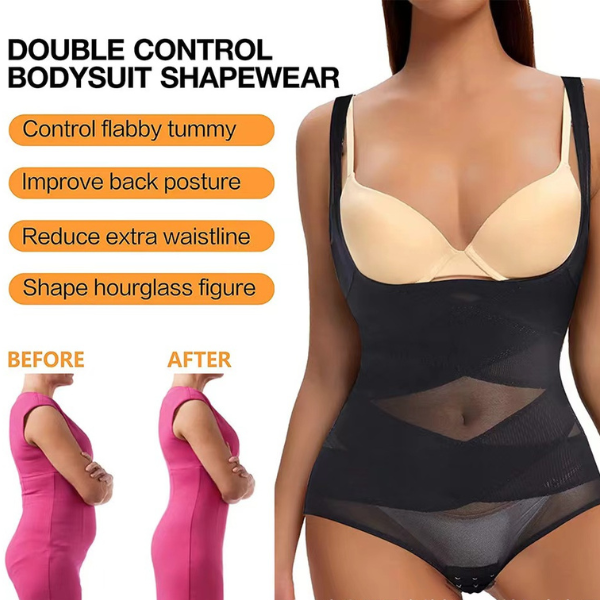 Doppelt kontrollierender Shapewear-Body
