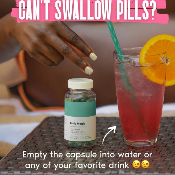 Píldora de clorofila Body Magic: para el mal olor corporal