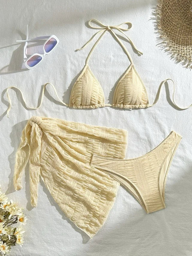 3-Piece Sarong Bikini