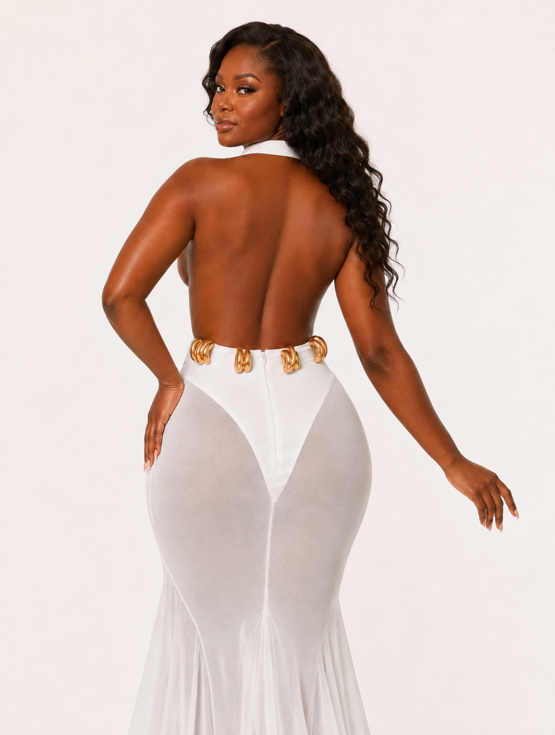 White Gold Fantasy Gown (Pre-Order)