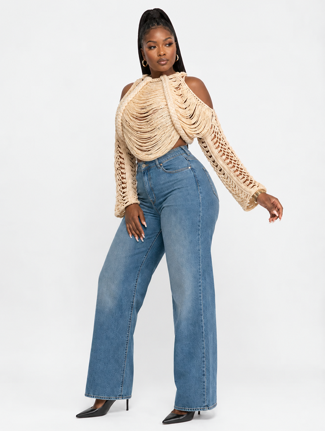 Braided Fringe Crop Top