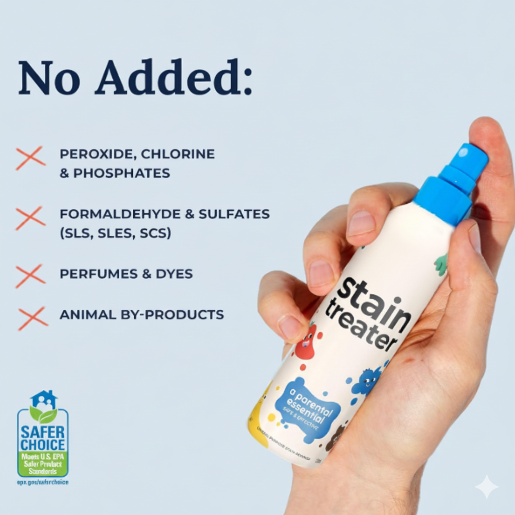 Baby Stain Remover Spray – 4oz Gentle Cleaner