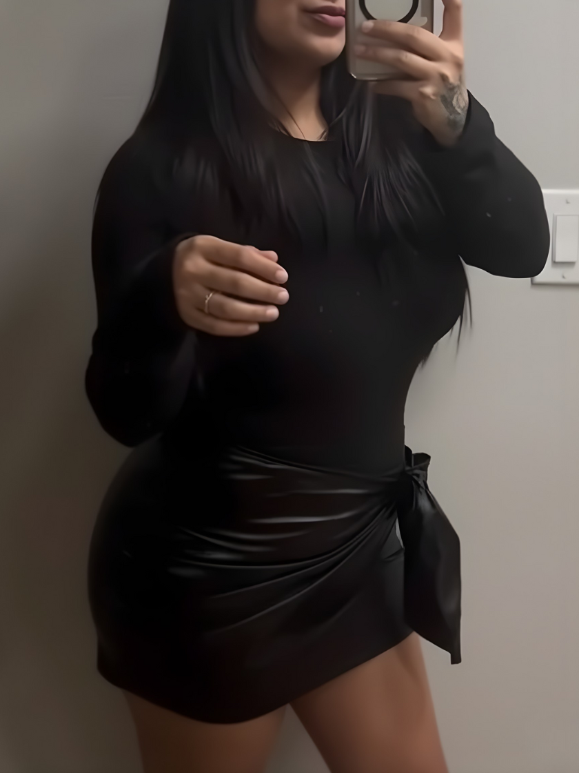 Women's Knot Side Casual Dress