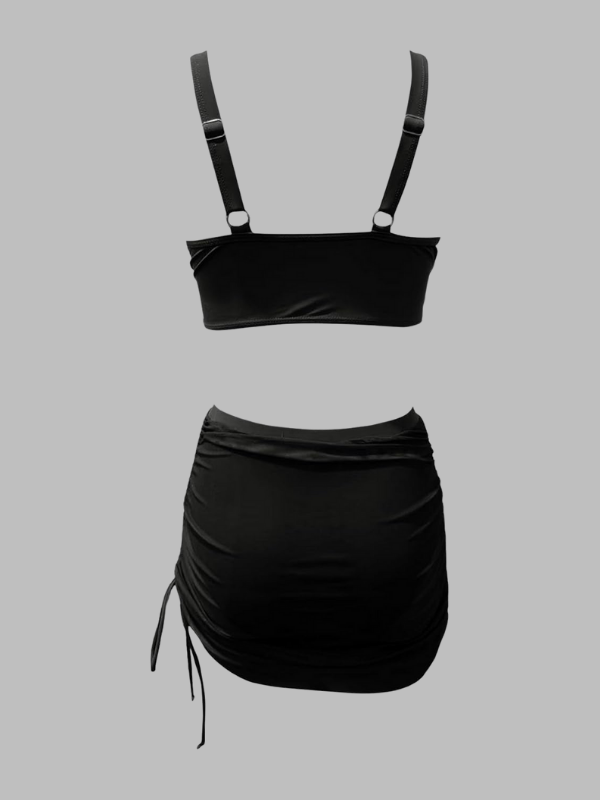 Mesh Wrap Swimdress