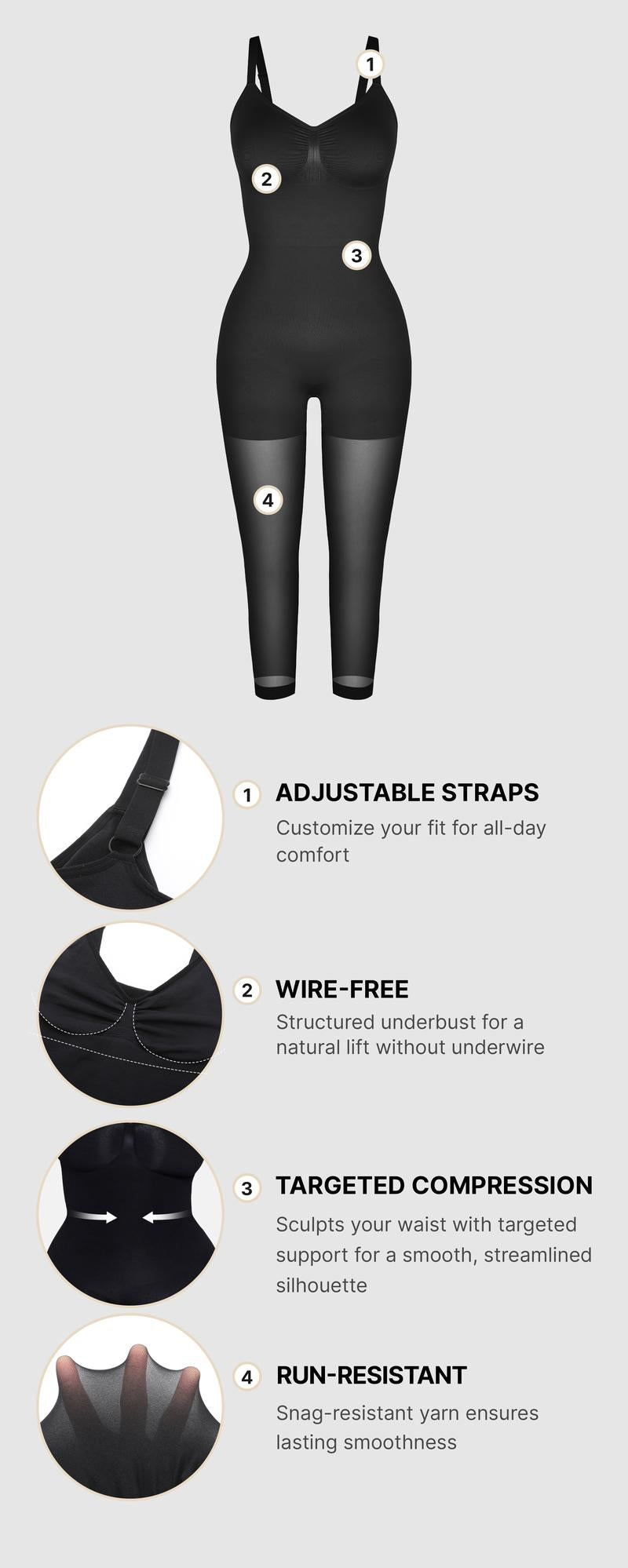 MistWeave SkinFlow Seamless Bodysuit