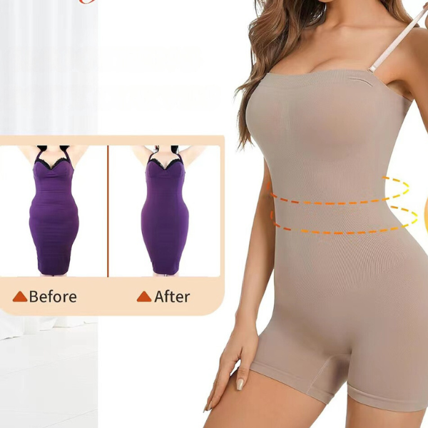 Shaping Seamless Removable Straps Bodysuit