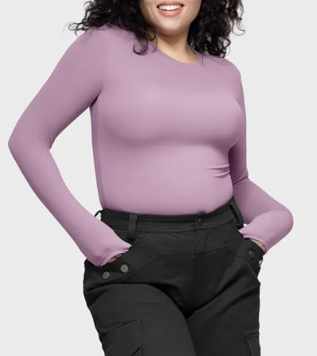 Women's Slim Fit Long Sleeve Compression Tee