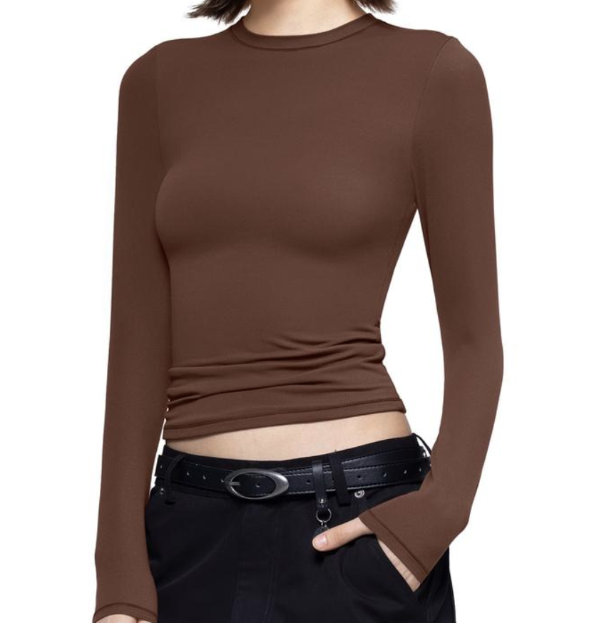 Women's Slim Fit Long Sleeve Compression Tee