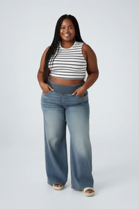 High Waist Wide-Leg Jeans