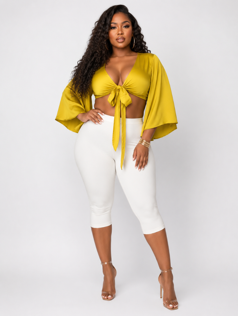 Bell Sleeve Capri Set