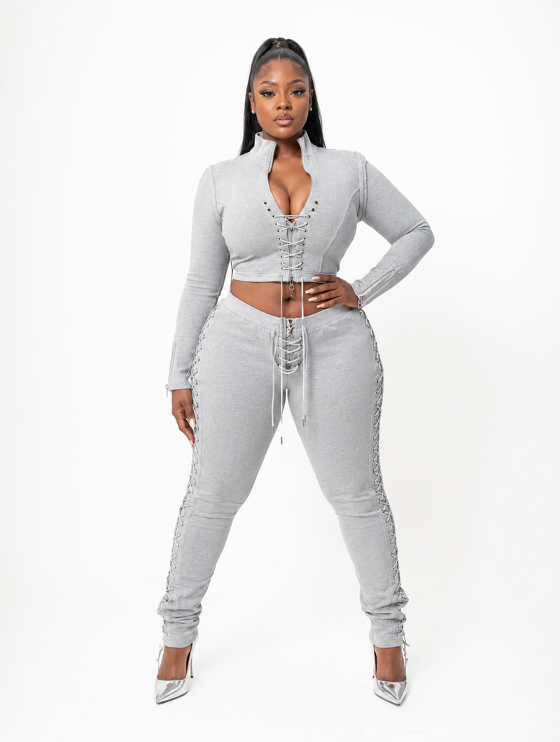 Laced Curve Sweat Set