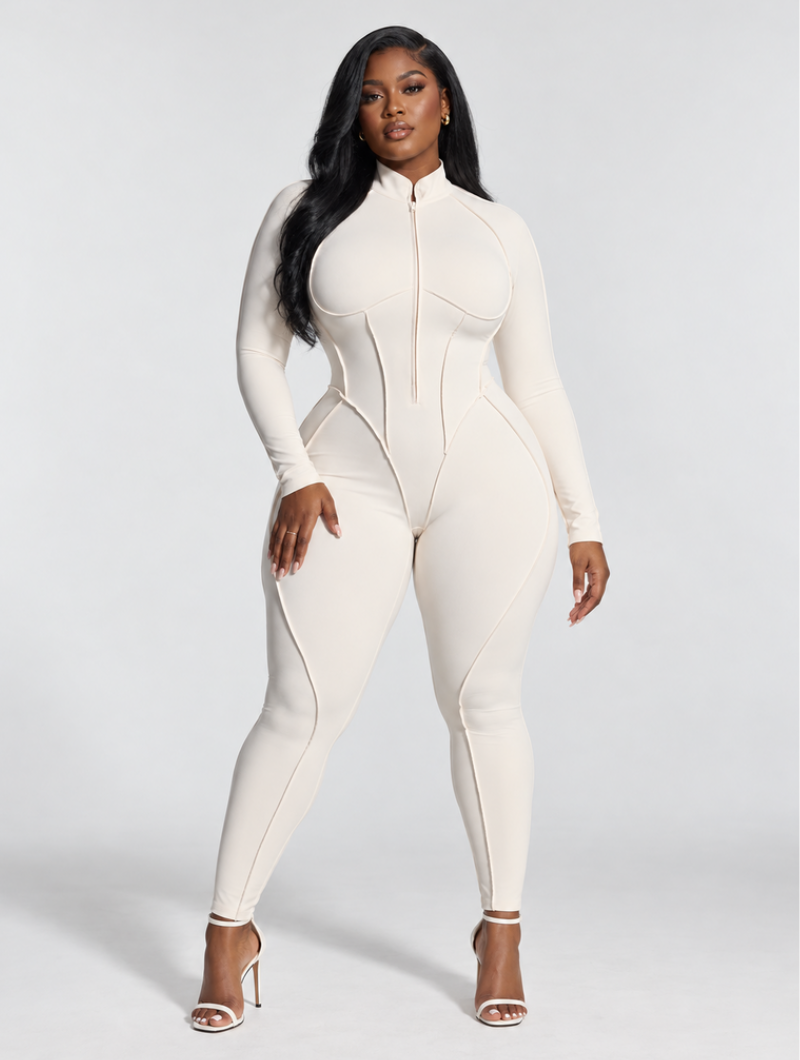 Hourglass Sculpt Cutout Jumpsuit