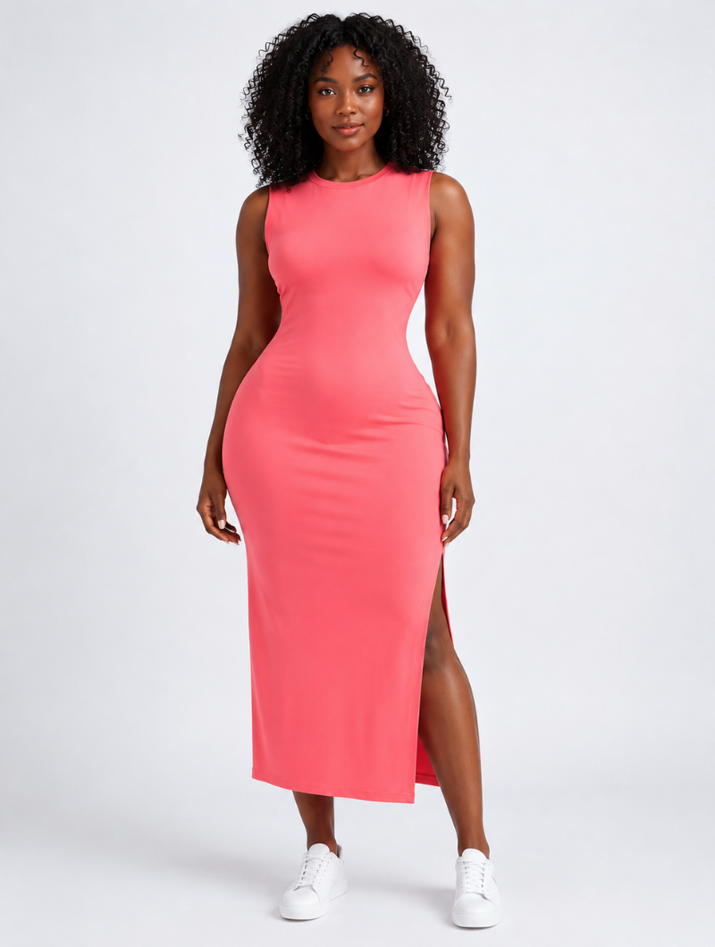 Effortless Slit Maxi Dress