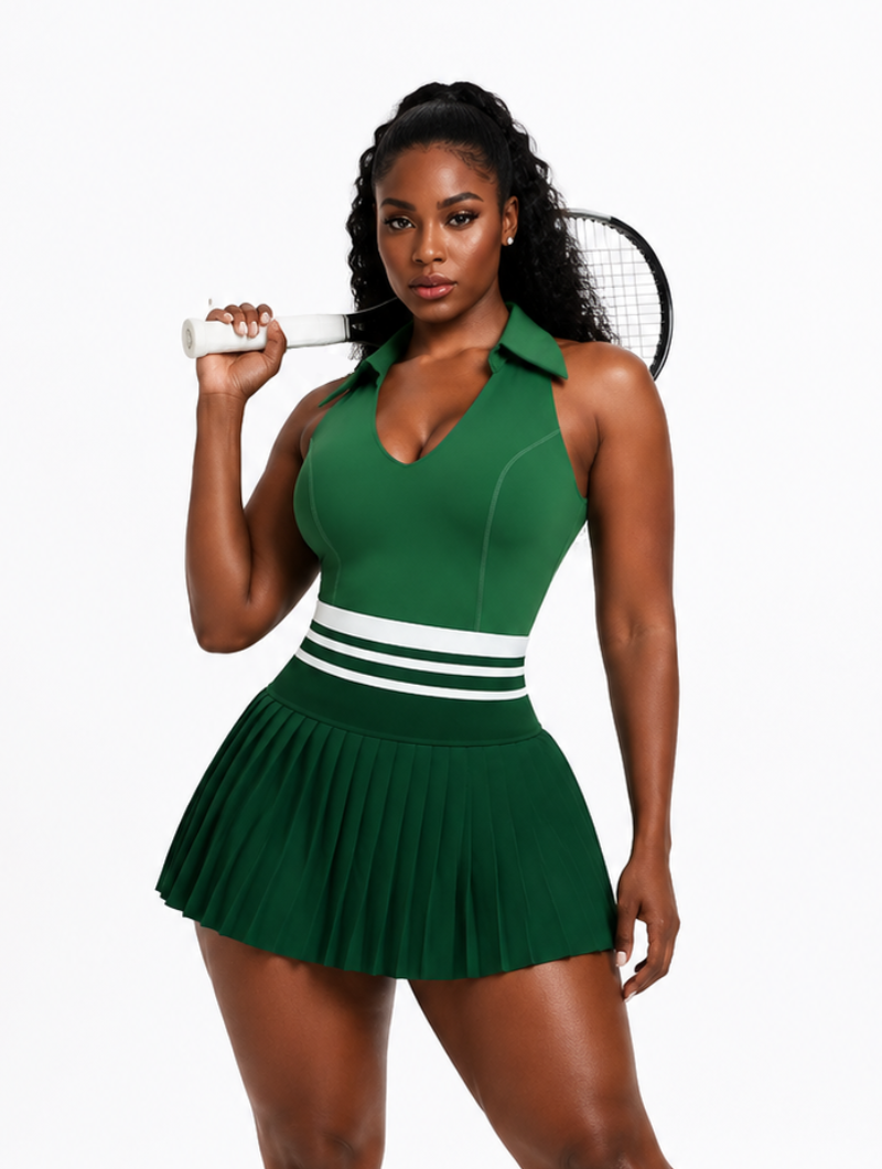 Retro Court Skirt Set